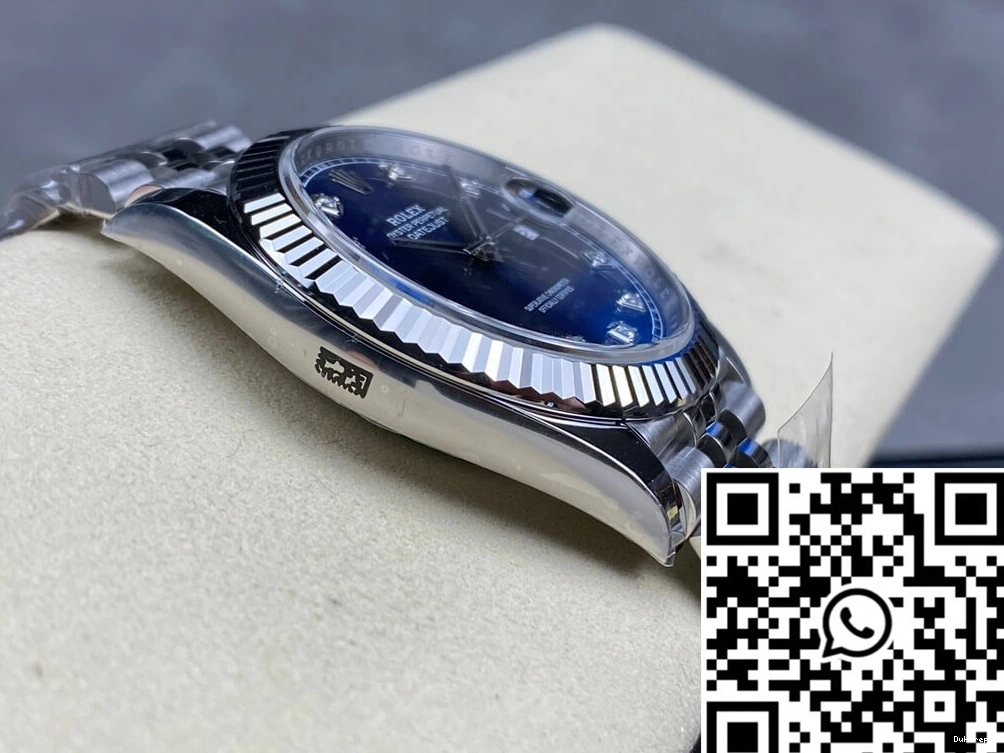 Blue Rolex Factory M126334-0016 Clean Datejust Dial 0305